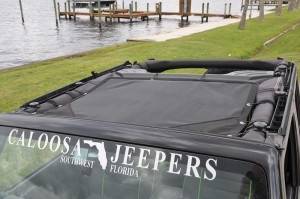 GEARSHADE - HalfShade Jeep Wrangler JKU 4 Door 07-15 GearShade Pocket Top   -HSJKU