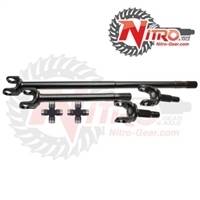 Nitro Gear & Axle - Nitro 4340 Chromoly Front Axle Kit Dana 30, 72-81 CJ Jeep, 27 Spl, with 760X joints