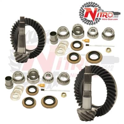 Nitro Gear & Axle - Nitro Front & Rear Gear Package Kit 2001-2010 GM 2500/3500HD w/Duramax, (Choose Ratio)