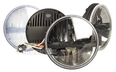 Truck-Lite - Truck-Lite 7" Round LED Headlamp - Fits Jeep Wrangler JK TJ CJ or any 7" Round H4 Style - PAIR