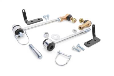 Rough Country - Rough Country Jeep Wrangler JK Front Sway Bar Quick Disconnects for 2" of Lift - 1029