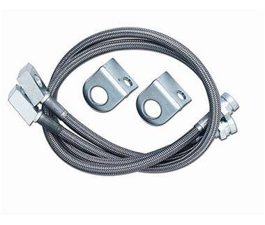 Rubicon Express - Rubicon Express BRAKE LINE SET SS FRONT 22" 97-06 Jeep Wrangler TJ/LJ  