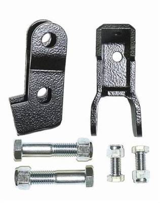 Rubicon Express - Rubicon Express SHOCK RELOCATION BRACKET BOLT-ON REAR 97-06 Jeep Wrangler TJ/LJ PAIR   