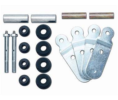 Rubicon Express - Rubicon Express SHACKLE CONVERSION KIT FRONT 2.5" WIDE 76-86 Jeep CJ/PAIR   