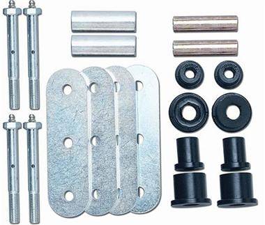 Rubicon Express - Rubicon Express SHACKLE CONVERSION KIT REAR 2.5" WIDE 76-86 Jeep CJ/PAIR   