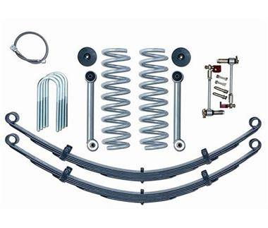 Rubicon Express - Rubicon Express SUPER-FLEX W/REAR SPRINGS 84-01 Jeep Cherokee XJ 3.5" (NO SHOCKS)   