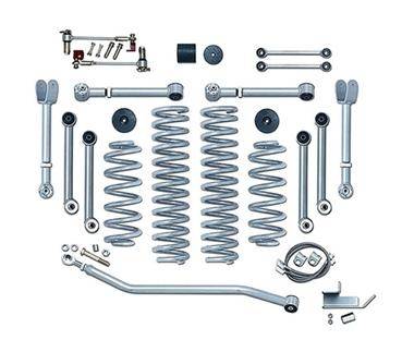 Rubicon Express - Rubicon Express SUPER-FLEX SHORT ARM KIT 96-06 Jeep Wrangler TJ/LJ 4.5" (NO SHOCKS)  