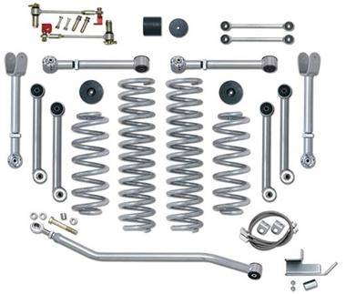 Rubicon Express - Rubicon Express SUPER-FLEX SHORT ARM KIT 97-06 Jeep Wrangler TJ/LJ 3.5" (NO SHOCKS)   