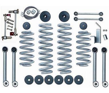 Rubicon Express - Rubicon Express SUPER-FLEX SHORT ARM KIT 97-06 Jeep Wrangler TJ/LJ 3.5" (NO SHOCKS)  