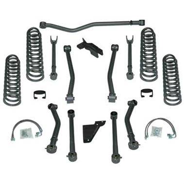 Rubicon Express - Rubicon Express SUPER-FLEX SHORT ARM KIT 07-16 Jeep Wrangler JK 4 DOOR 3.5" (NO SHOCKS)  