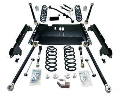 TeraFlex - TeraFlex TJ 3” Enduro LCG Long Flexarm Suspension System w/ 9550 Shocks