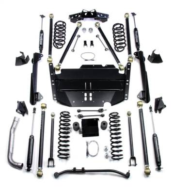 TeraFlex - TeraFlex LJ Unlimited 4” Pro LCG Long Flexarm Suspension System w/ 9550 Shocks