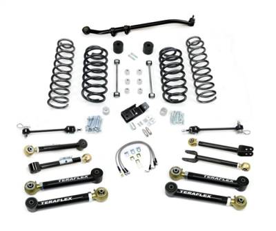 TeraFlex - TeraFlex  TJ/LJ 4” Suspension System w/ 8 Flexarms - No Shocks