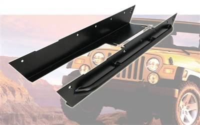 TRAIL-GEAR | ALL-PRO | LOW RANGE OFFROAD - TRAIL-GEAR Rock Slider Kit, Jeep Wrangler TJ with Tube    -120009-2-KIT