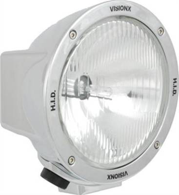 VISION X Lighting - Vision X 6.7" ROUND CHROME 50 WATT HID EURO, FLOOR OR SPOT LAMP     -HID-6550C-6551C-6552C