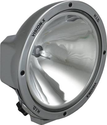 VISION X Lighting - Vision X 8.7" ROUND CHROME 35 WATT HID EURO OR SPOT LAMP     -HID-8500C-8502C