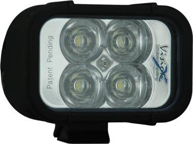 VISION X Lighting - Vision X 4" XMITTER LED BAR BLACK 4 3W LED'S *Choose EURO or FLOOD Pattern* - XIL-40