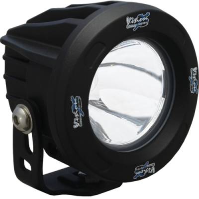 VISION X Lighting - Vision X OPTIMUS ROUND BLACK 1 10W LED 10, 20 or 60 Degree SINGLE     -XIL-OPR