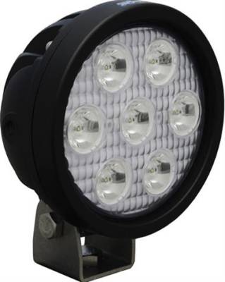 VISION X Lighting - Vision X 4" ROUND UTILITY MARKET BLACK 7 3W LED'S 10, 40 OR 60 DEGREE AND AVAILABLE IN AMBER, RED OR BLUE LEDs      -XIL-UM40