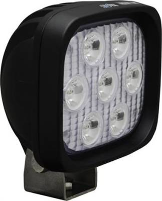 VISION X Lighting - Vision X 4" SQUARE UTILITY MARKET BLACK 7 3W LED'S 10, 40 OR 60 DEGREE ALSO AVAILABLE IN AMBER, RED OR BLUE LEDs       -XIL-UM44
