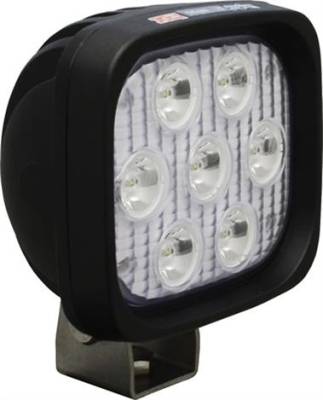 VISION X Lighting - Vision X 4" SQUARE UTILITY MARKET XTREME BLACK 7 5W LED'S 10, 40 OR 60 DEGREE      -XIL-UMX44