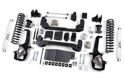 Zone Offroad - Zone Offroad 4" IFS Suspension Lift Kit System for 09-11 Dodge Ram 1500 Pickup 4WD - D1 / D23