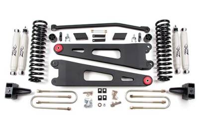 Zone Offroad - Zone Offroad 4" Radius Arm Suspension Lift Kit System 08-10 Ford F250, F350 Super Duty 4WD - F23 / F24