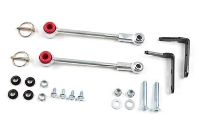 Zone Offroad - Zone Front Sway Bar Disconnects for 0-2.5" of Lift 87-95 Jeep YJ Wrangler     -J5021