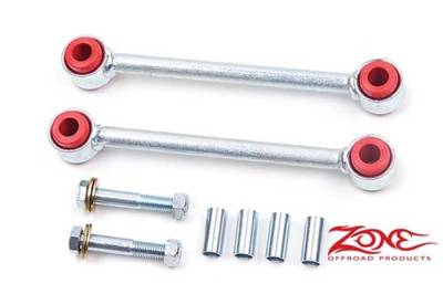 Zone Offroad - Zone Front Fixed Sway Bar Links for 3-4.5" of Lift 07-15 Jeep JK Wrangler     -J5301