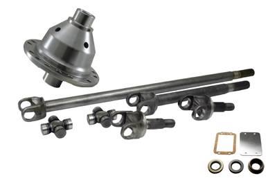 Yukon Gear & Axle - Yukon 30 spline UPGRADE For Jeep Dana 30 4340 Chrome-Moly axle & Grizzly Locker kit with YUKON SUPER JOINTS for Jeep TJ, XJ, YJ & ZJ.