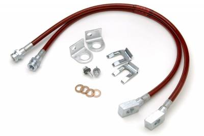 JKS Manufacturing - JKS HD Extended Brake Line for Jeep Wrangler YJ, 1987-1995