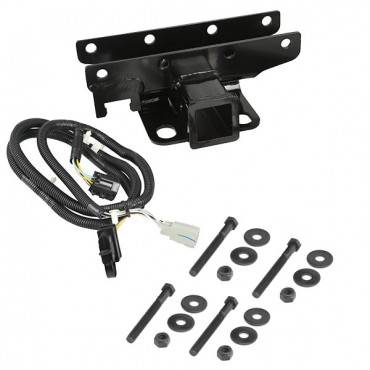 Rugged Ridge - Hitch Kit, Jeep Wrangler (Jk) 07-15, Includes Hitch And Wiring Harness. Hitch Rated At 3500Lbs For 4 Door And 2000Lbs For 2 Door Black   -11580.51