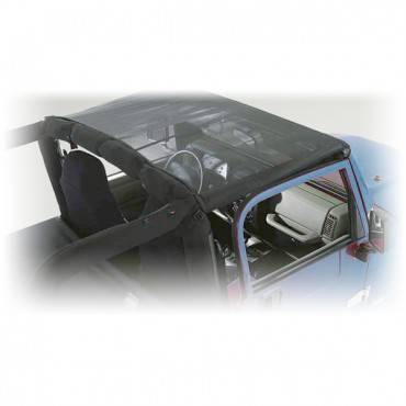 Rugged Ridge - Summer Pocket Brief Top Mesh, Rugged Ridge, JK Wrangler 07-09 2-Door    -13579.02