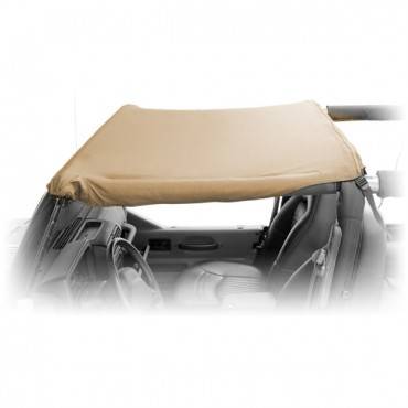 Rugged Ridge - Summer Pocket Brief Top, Kahaki Diamond, Rugged Ridge, JK Wrangler 07-09 2-Door    -13587.36