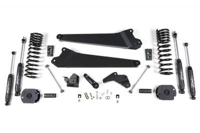 Zone Offroad - Zone Offroad 4.5" Radius Arm Suspension Lift System for 2014-18 Ram 2500 (DIESEL) - D55N