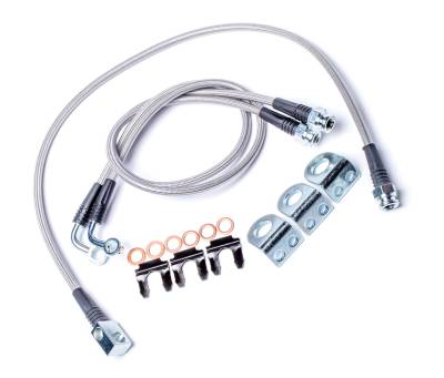 TeraFlex - TeraFlex 97-06 Jeep Wrangler TJ Front & Rear Brake Line Kit - 26"   -4350400