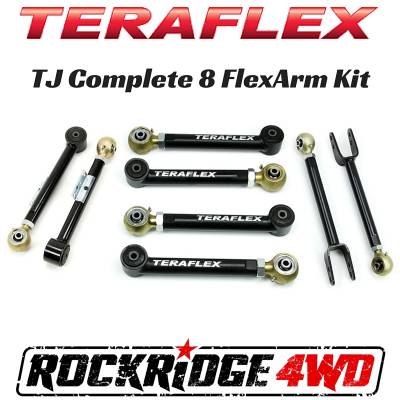 TeraFlex - TeraFlex Jeep Wrangler TJ All 8 Flex Arm Kit    -1615000