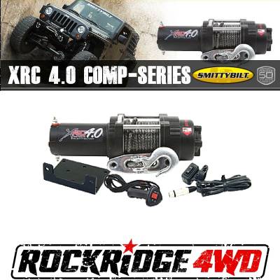 Smittybilt - XRC 4 Comp 4,000 Lb Winch Comp Series W/Synthetic Rope Aluminum Fairlead Smittybilt