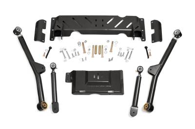 Rough Country - ROUGH COUNTRY LONG ARM UPGRADE KIT JEEP CHEROKEE XJ 4WD (84-01)