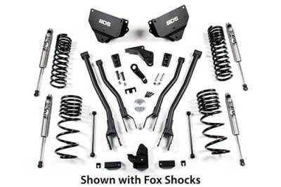 BDS Suspension - BDS Suspension 2014-18 Ram 2500 4WD Diesel - 4" 4-Link Suspension System - 1602H