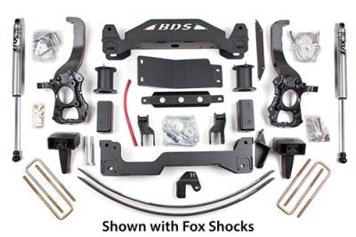 BDS Suspension - BDS Suspension 4" Suspension Lift Kit System for 2004-2008 Ford F150 4WD pickup trucks  -576H
