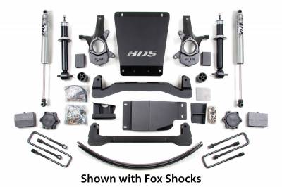 BDS Suspension - BDS Suspension 6" Lift Kit for 2007 - 2013 Chevrolet/GMC 4WD 1500 Series Silverado/Serria 1/2 ton pickup   -176H