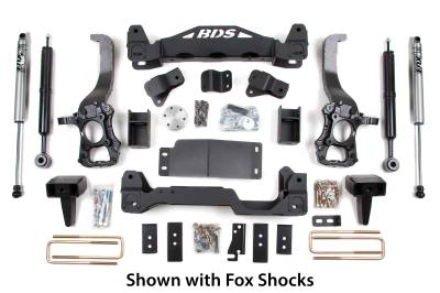 BDS Suspension - BDS Suspension 6" Suspension Lift Kit System for 2009-2013 Ford F150 4WD pickup trucks   -573H