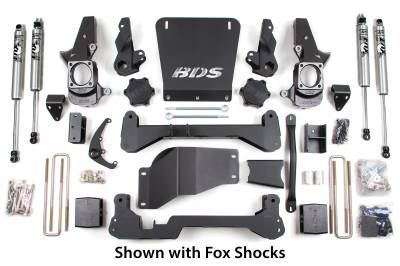 BDS Suspension - BDS Suspension Chevrolet/GMC 4WD 7" Lift Kit for 99-06 1500 HD Silverado/Sierra 1/2 ton pickup, 01-06 2500 NON-HD Silverado/Sierra 3/4 ton pickup, Avalanche, Suburban, and Yukon XL 2500 3/4 Ton SUVs  -189H_SUV