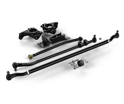 TeraFlex - Teraflex Jeep Wrangler JK Complete High Steer System w/ HD Tie Rod & Flipped Drag Link Kit - 4391000