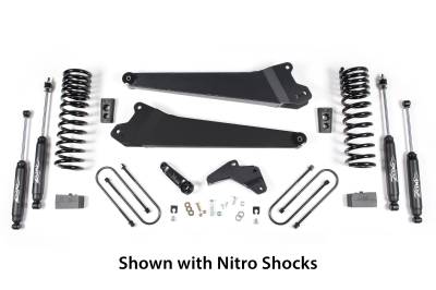 Zone Offroad - Zone Offroad 4.5" Radius Arm Suspension Lift Kit for 2013-17 Ram 3500 Diesel - D54