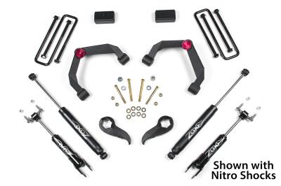 Zone Offroad - Zone Offroad 3" Adventure Series UCA Lift System 2011-19 Chevy / GMC 2500HD / 3500HD - C37N/C38N