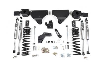 BDS Suspension - BDS Suspension 4" Radius Arm Drop Suspension System for 2014-18 Ram 2500 Gas 4WD w/Rear Air Ride Gas Only - 1633H