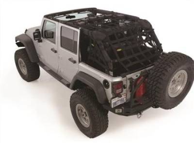 Smittybilt - Smittybilt Cres2 Cargo Restraint System 97-06 Wrangler TJ Black 2 Inch Webbing 