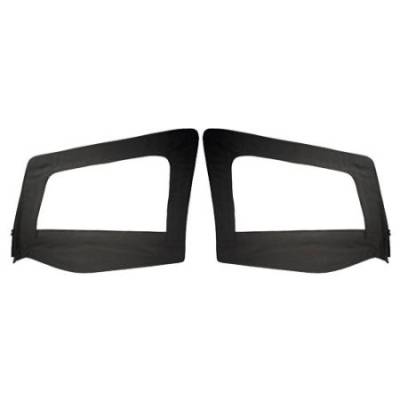 Smittybilt - Soft Top Door Skins Only 87-95 Wrangler YJ Black Denim Smittybilt